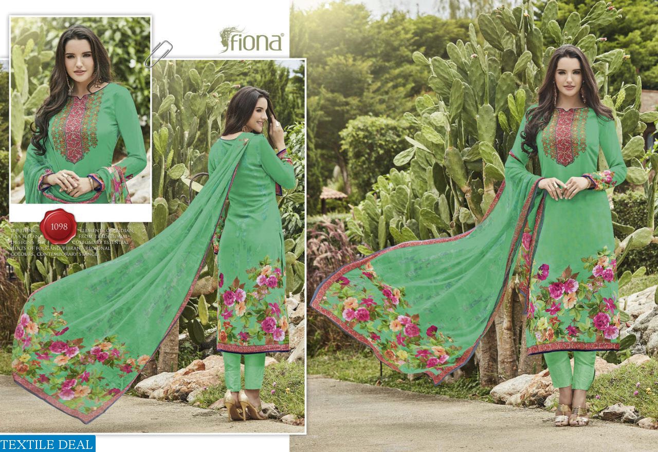 Fiona mehezabeen vol-5 Wholesale Straight Ethnic Suits